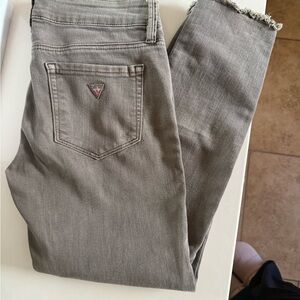 Guess Light Gray Denim Pants
